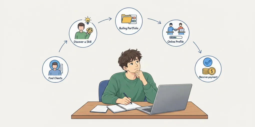 How to Become a Freelancer: A Beginner's Step-by-Step Guide - Guide illustration