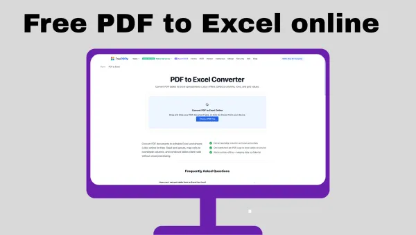 Free PDF to Excel Converter No Sign Up: Convert PDF Tables Online - guide thumbnail